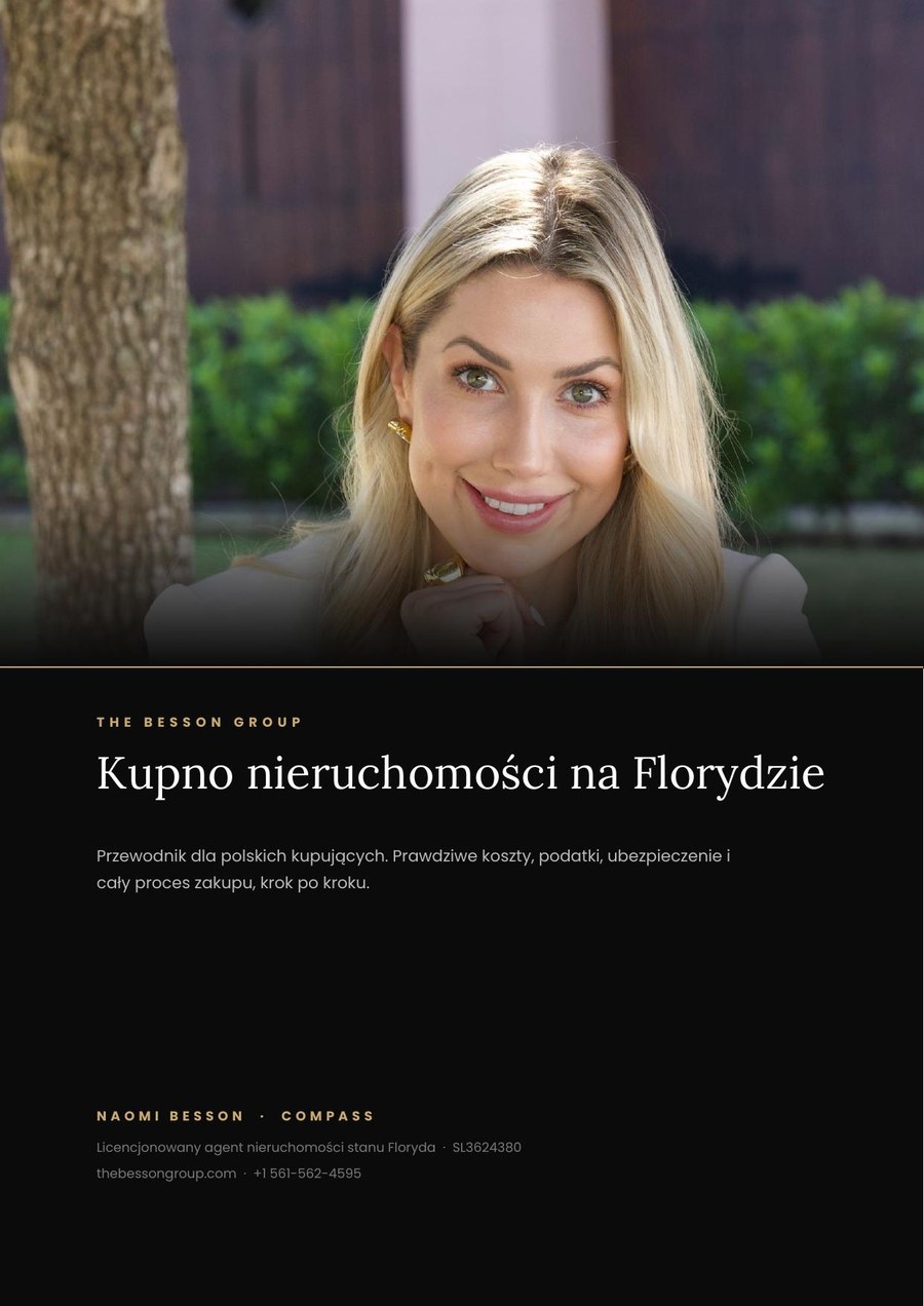 Przewodnik kupującego nieruchomość na Florydzie, Naomi Besson